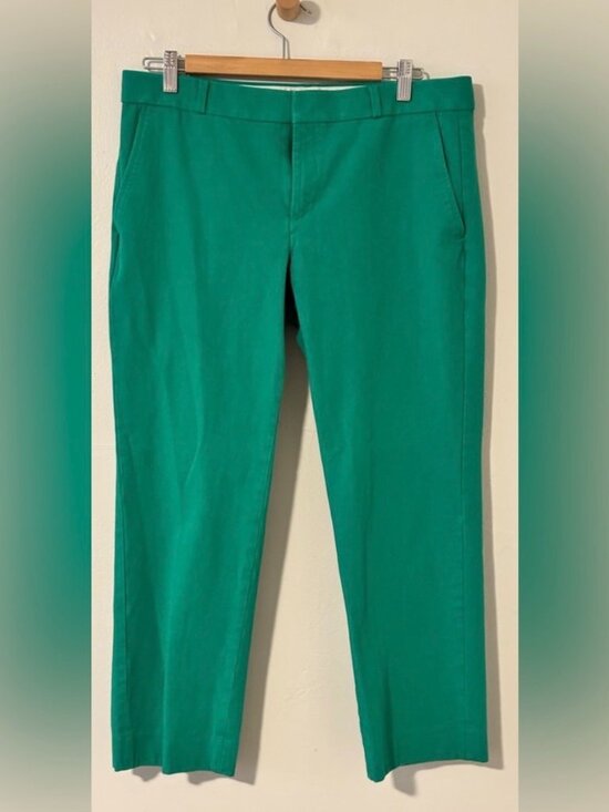 Banana Republic Pants - Banana Republic Kelley Green Ryan Fit Cropped Pants – Size 12